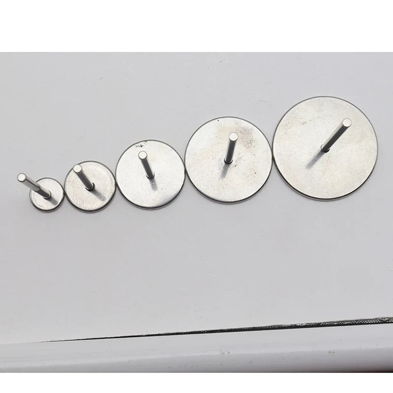 New! Stainless Steel Sanding Paper Disc 3/32" Round Metal Disk Nail Drill Bits Accessories 10mm,15mm, 20mm,25mm,,30mm