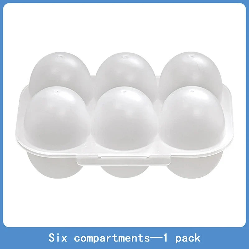 Kitchen Organizer 6 Grids Mini Egg Dispenser Holders For Case With Fixed Handle Organization Storage Egg Storage Box Box