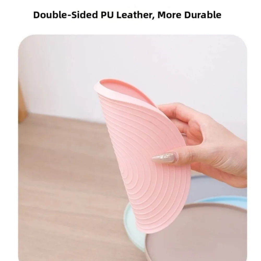 New Silicone Pet Food Mat Non-Slip Waterproof Feeding Mat Easy To Clean Leak Proof Dining Mat Pet Tableware