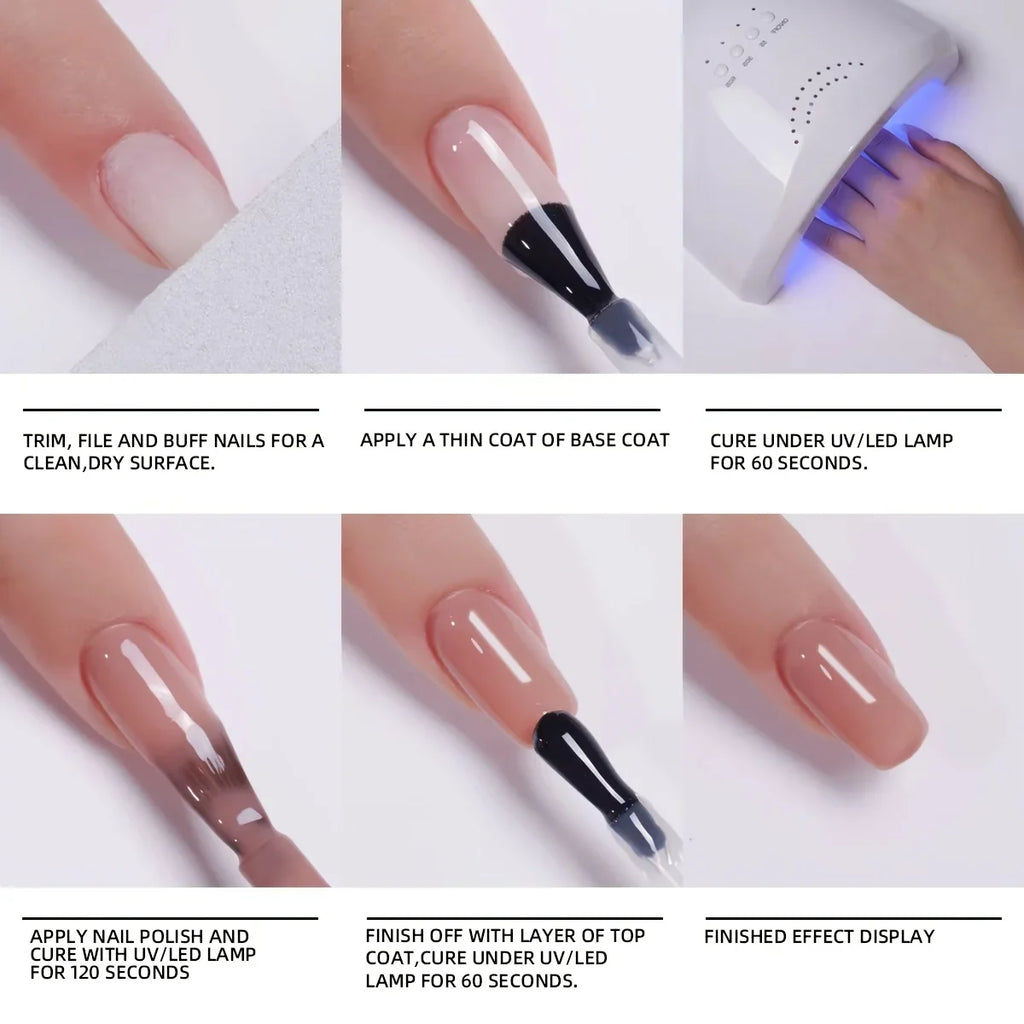 XEIJAYI 1pc/3pcs  Flashing Wildly Glitter  Nail Gel Set Semi Permanent Nail Art Soaking UV LED Nail Salon DIY Nail Salon Gel