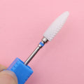 Long Ceramic Nail Drill Bit 3/32" Rotary Burr Bits For Manicure Pedicure Electric Drill Accessories Nail Tools Milling Cutt