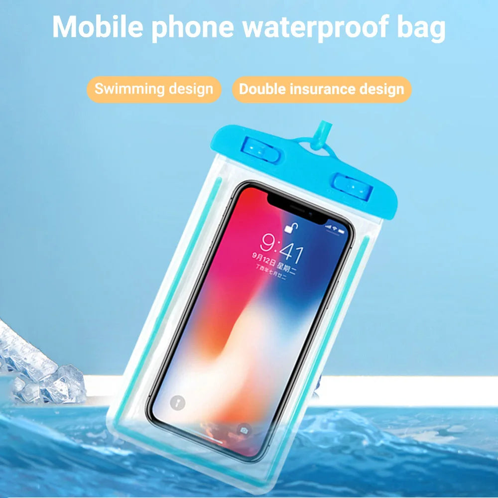 Waterproof Phone Case Swimming Water Proof Bag Universal Underwater Protector Pouch Cover For iPhone Samsung Below 6.7" Phone