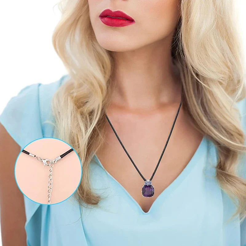 50-100Pcs Leather Necklace Chains Bracelet Cord Clasps for Pendants, Bulk Waxed Rope Necklace String, Jewelry Making Supplies
