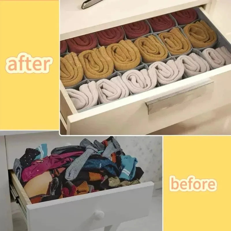 Drawer Underwear Storage Organizer Socks and Bra Pants Storage Box Cabinet Drawer Organizer for Clothes Ties Wardrobe Clothes