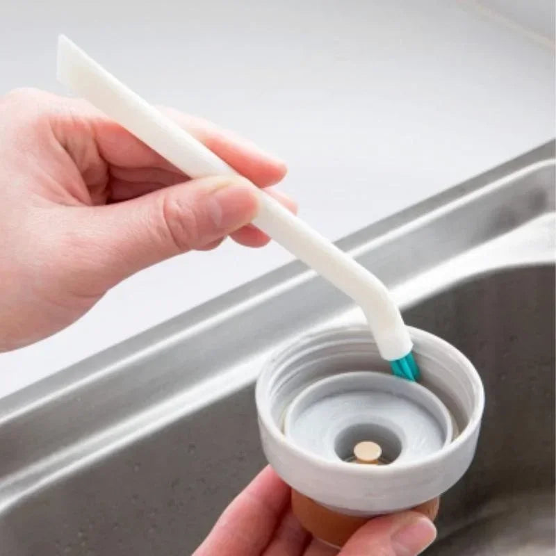 Cleaning Narrow Brush Long Handle Portable Gap Baby Bottle Gap Cleaning Brush Household Kitchen Tool Small Brush