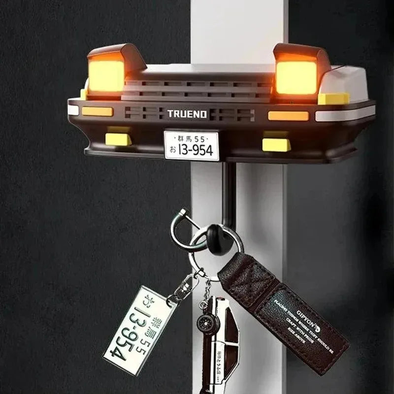 AE86 Car Headlight Keychain Decoration Wall-mounte  Key Storage Rack | Cool Automotive-Themed Keychain Holder Car Enthusiasts