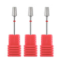 BNG 3Pcs Nail Drill Bit Nail Polishing Head Tapered Barrel Nail File Drill Bit Cuticle Cleaner Burr Tool For Nail Polishing Kit