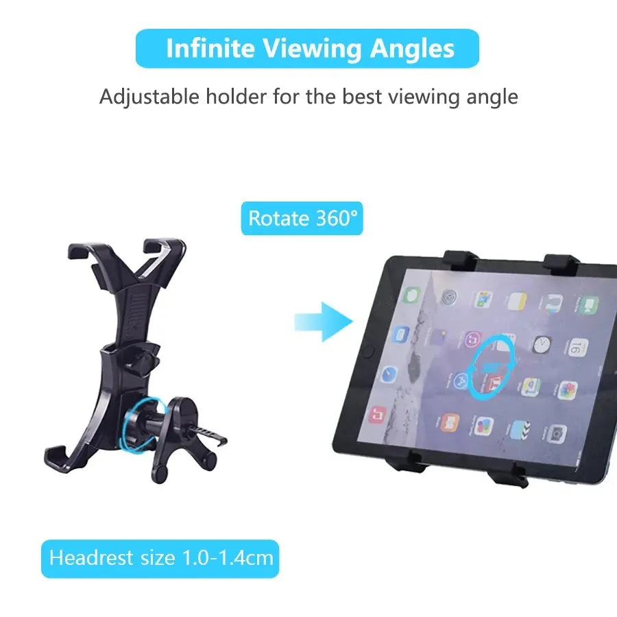 Car Air Vent Tablet Holder Car Mount Universal Tablet Stand Car Mount Compatible with 7" - 12" Tablets iPad Pro Mini Air 2