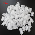 100Pcs Disposable Waterproof Hair Dye Earmuffs Ear Covers for Baking Oil Wash Shower Barber Hairdressing Cleaning Accessories