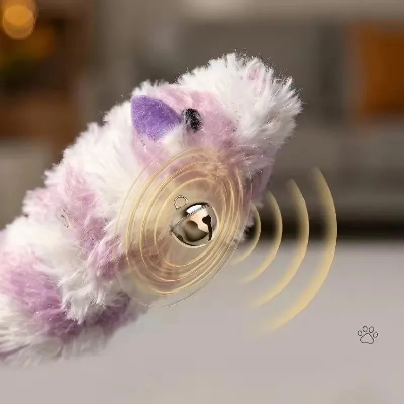 Interactive Squeaky Plush Mouse Cat Toy, Bite-Resistant Imitation Mouse Toy, Self-Entertainment Play Toy for Kitten Pet Supplies