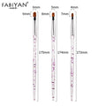3/7Pcs Professional Manicure UV Gel Brush Pen Transparent Acrylic Nail Art Painting Drawing Brush Phototherapy Tools