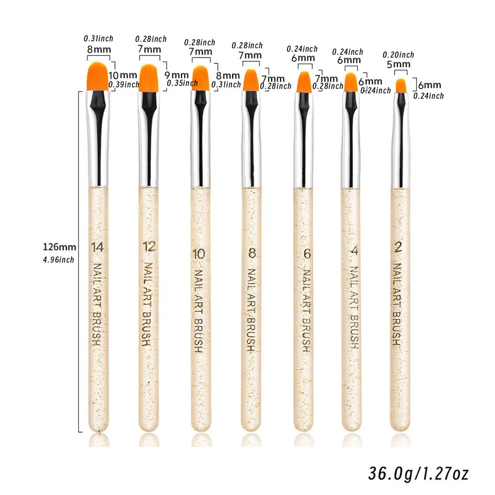 7/9/10pcs Nail Art Pen Brush UV Gel DIY Painting Liner Pen Set Gel UV Polish Design for Professional Manicure Painting Tools