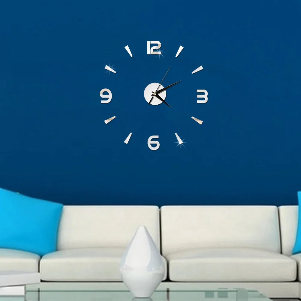 Acrylic Mirror Wall Clock Wall Clock Wall Clock Sticker 1mm Acrylic Mirror Watch Decor DIY Wall Modern Home  Room Decor