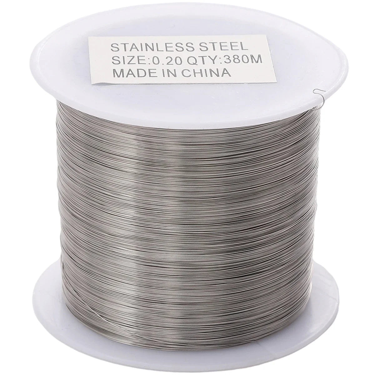 1Roll 304 Stainless Steel Wire Handmade Beading Wire, Size 0.2-0.6mm, For DIY Craft And Jewelry Making Supplies