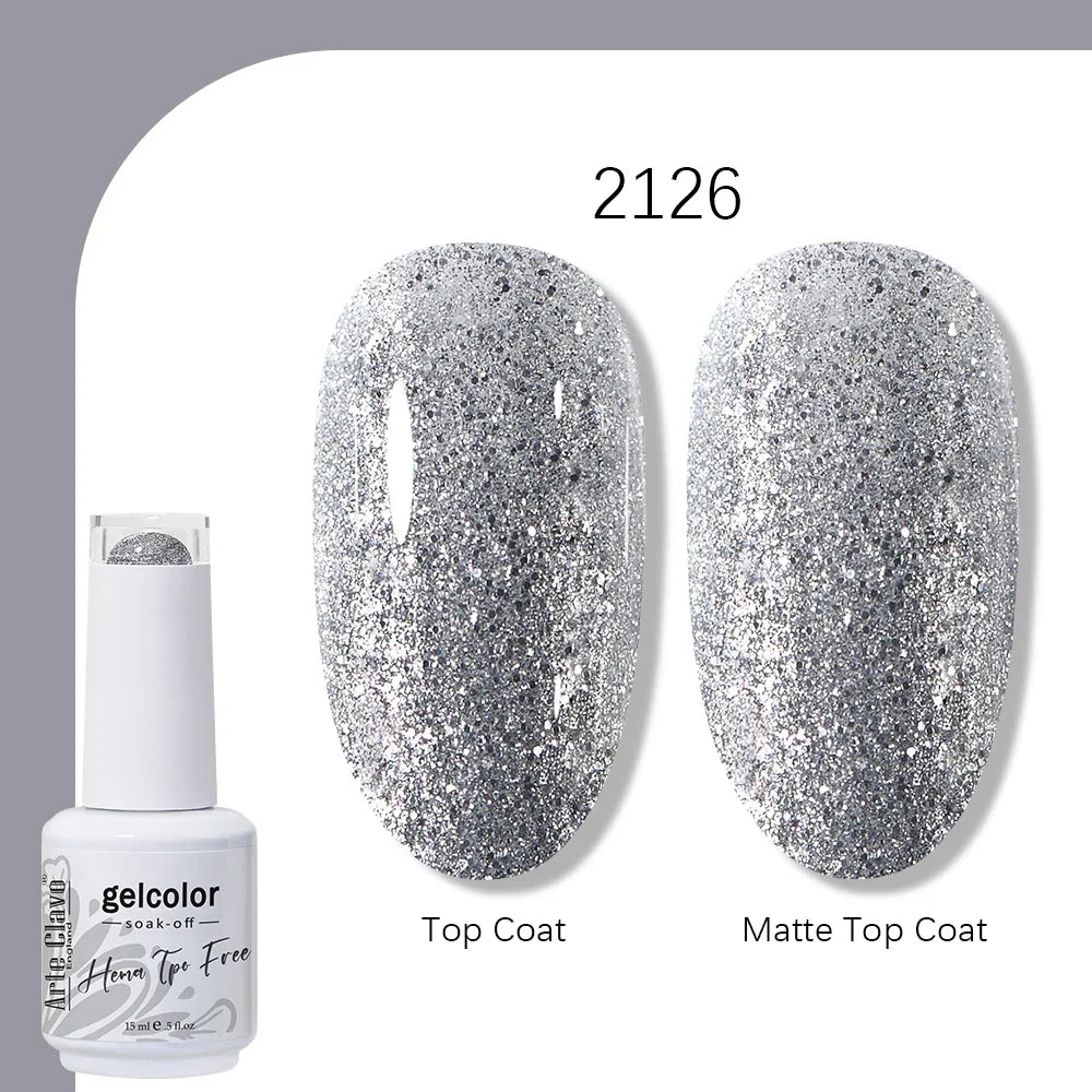 Arte Clavo HEMA TPO FREE 15ml UV LED Gel Nail Polish Soak Off Semi Permanent Daily Wear Universal Color For All Seasons Manicure