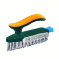 4 In 1 V-Shape Scrubber Brush Kitchen Bathroom Tile Floor Gap Cleaning Brush Window Groove Wall Corner Toilet Brushes Tools