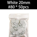 New~White Sanding paper 50/pcs Pedicure Foot Care Tools 15mm 20mm 25mm 35mm nail drill bit Disk disc Salon Calluse Replaceable