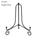 Black Iron Display Stand Craft Bracket Book Holder Photo Pedestal Bowl Dish Frame Picture Plate Rack Easel Storage Decoration