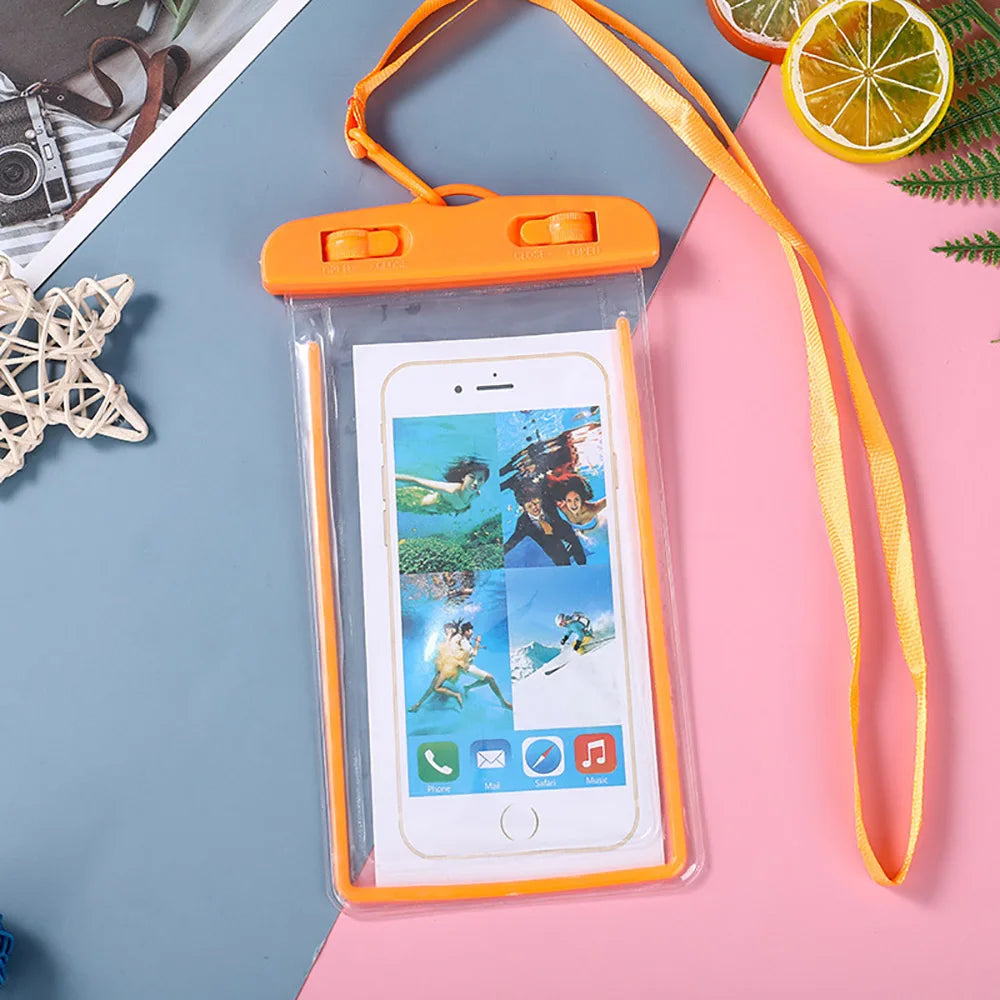 Waterproof Phone Case Swimming Water Proof Bag Universal Underwater Protector Pouch Cover For iPhone Samsung Below 6.7" Phone