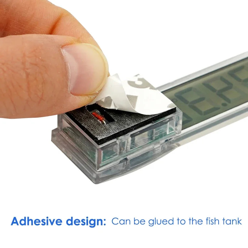 Aquarium Thermometer Electronic LCD Digital Fish Tank Temperature Measurement Fish Tank Temp Meter Aquarium Accessories