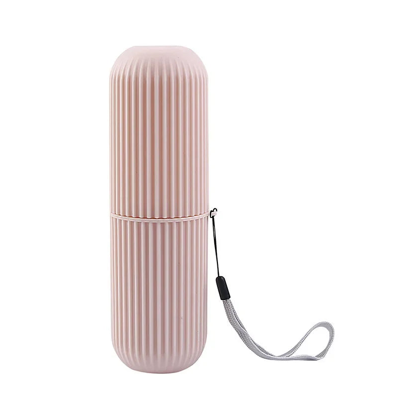 Portable Travel Toothbrush Case Set with Lid Toothpaste Holder Mouthwash Cup Multifunctional Storage Easy To Carry Hygiene Kit