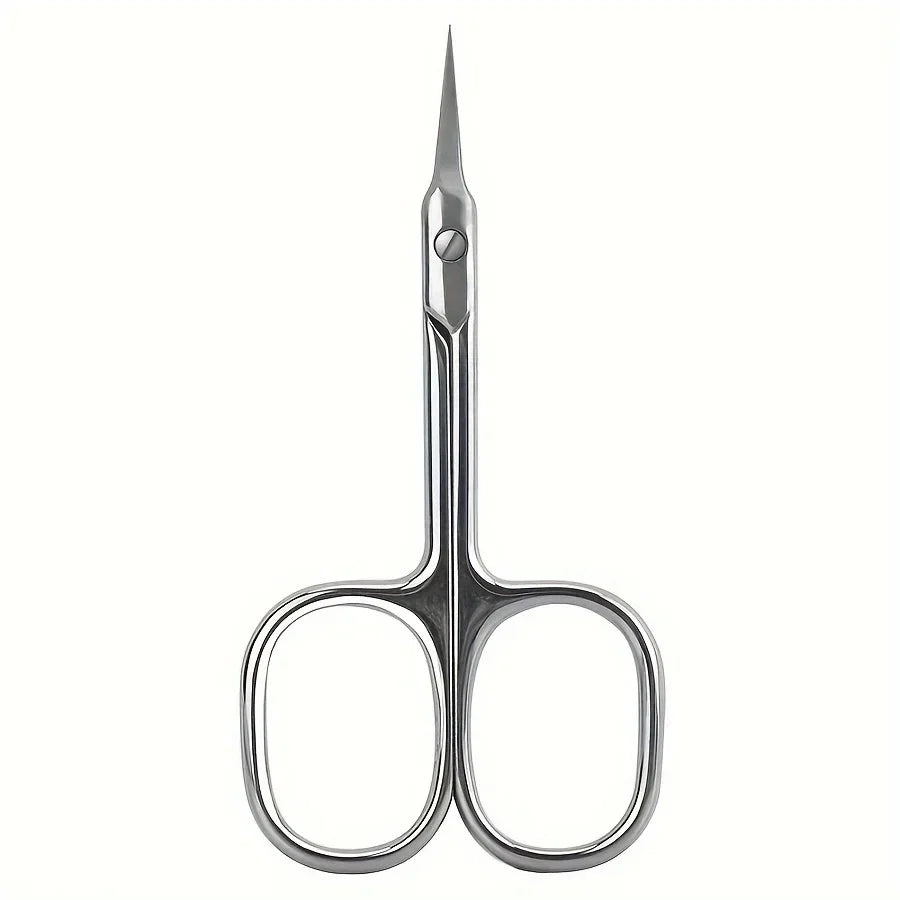 Cuticle Scissors Trimmer for Manicure and Pedicure Curve Blade Precise Pointed Tip Grooming Kit for Nail Art Extra Fine Cuticle