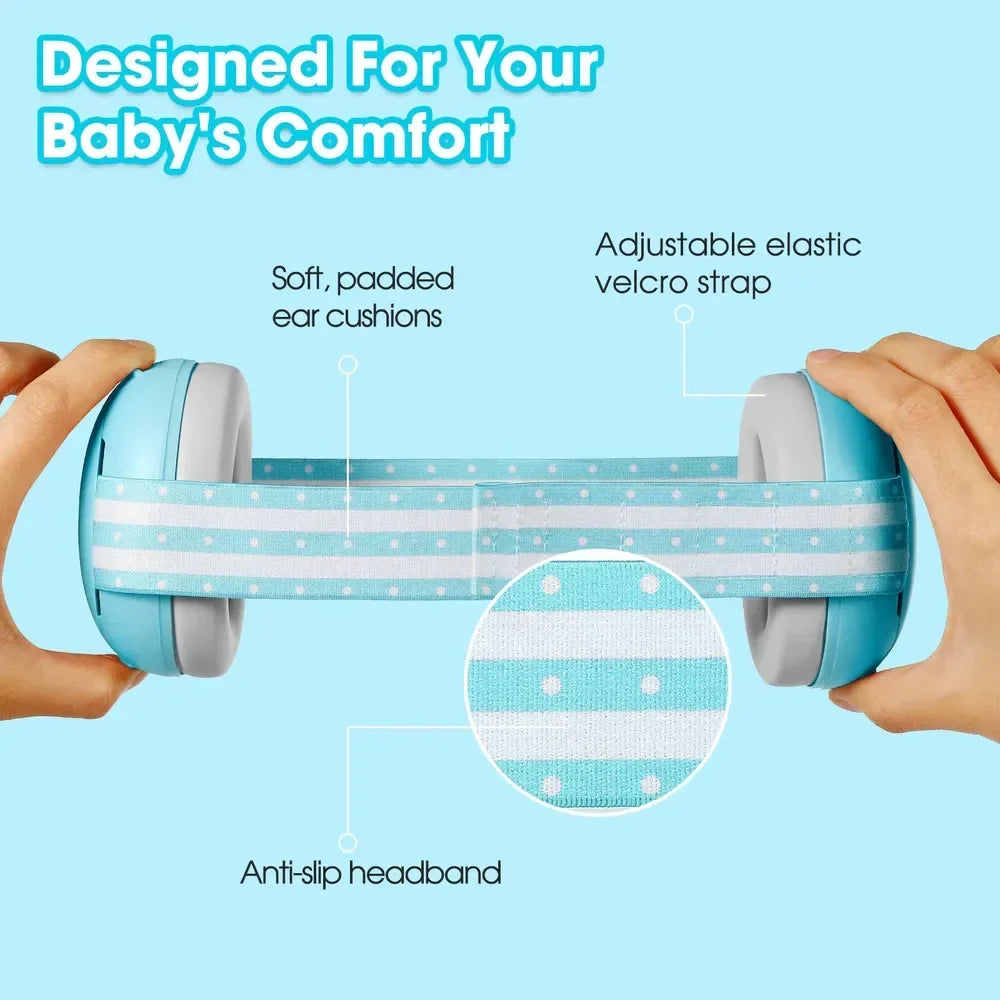 YHKEMA 0-3Years Old Child Baby Ear 25dB Defenders Children Muffs Noise Reduction Earmuffs Protectors Noise Reduce Headphones