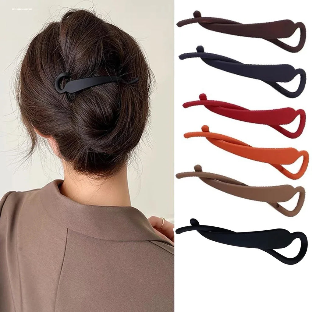 6 Pcs Banana Hair Claw Clips for Women Matte Jaw Clamps Hair Accessories for Thick Thin Fine Hair Strong Hold