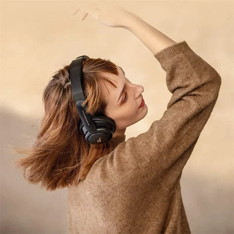 Soft Foam Leather Headphone Earpads Ear Pads Compatible For Life Q30 Q35 Wireless Headset Earmuffs Repairing Parts