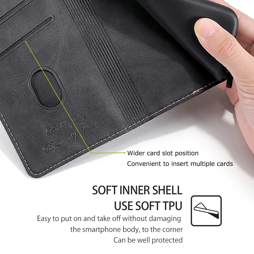 Wallet Leather Phone Case For Google Pixel 11 10 9 8 Pro XL Flip Cover Card Holder Cover Luxury Flip Shell Coque