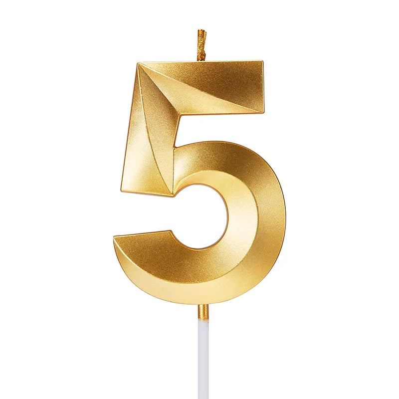 Digital Birthday Candles Opera House Digital Candles Birthday Cake Decoration Party Gold Silver Creative Candles