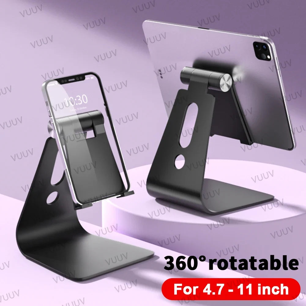 Metal Adjustable Tablet Holder Stand For iPad Universal Desktop Phone Tablet Stand For 7 to 11 inch Oneplus Xiaomi Redmi Lenovo