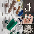 15PCS hook plate spool holders hook 45 ° upward sloping design Sewing thread storage rack for textile and embroidery enthusiast