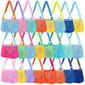 Children Crossbody Protable Mesh Bag Kids Toys Storage Bags Swimming Large Beach Bag for Towels Women Cosmetic Makeup Bag
