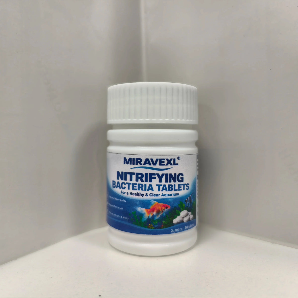 Nitrifying Bacteria Tablets for Aquarium, Rapid Water Clarifier & Bio Filter Starter, Decomposes Fish Waste, Ammonia & Nitrite