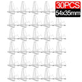 30-1PCS Acrylic Triangular Card Display Stand Mini Idol Photo Picture Holder Stands for Coin Sports Trading Cards Display Racks