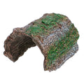 Simulation Reptile Hideout Hollow Escape Cave Lizard Hideaway Shelter PVC Bark Texture Turtle Tank Ornaments Pet Breeding