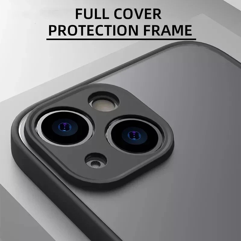 Matte Phone Case For iPhone 14 13 12 15 Pro Max Mini Luxury Soft Silicone Shockproof Case For iPhone 11 XS MAX X XR 7 8 Plus SE