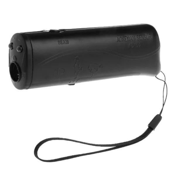 Handheld Ultrasonic Anti Barking Device Dog Training Tool with LED Light 2 Modes Pet Behavior Corrector