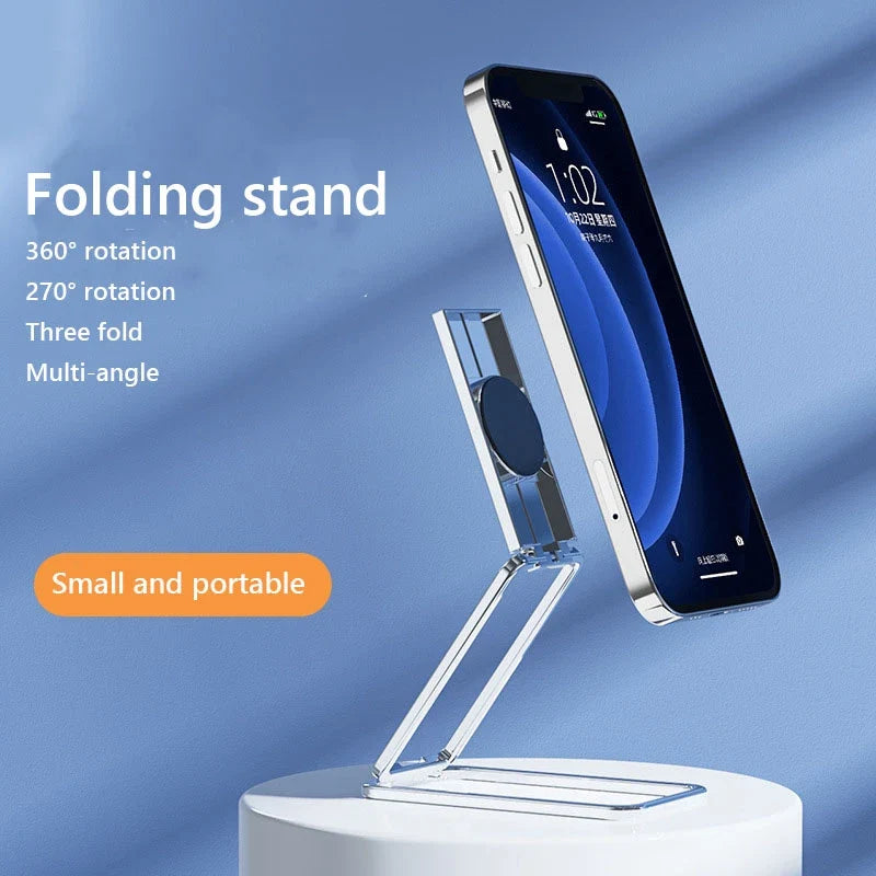 Phone Ring Holder Metal Lazy Finger Kickstand 360° Rotation Grip Foldable Telephone Stand for Xiaomi Iphone 15 16 Pro Max Huawei
