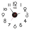 -2026 Modern Design Large Wall Clock 3D DIY Quartz Acrylic Mirror Stickers Living Room Home Decor