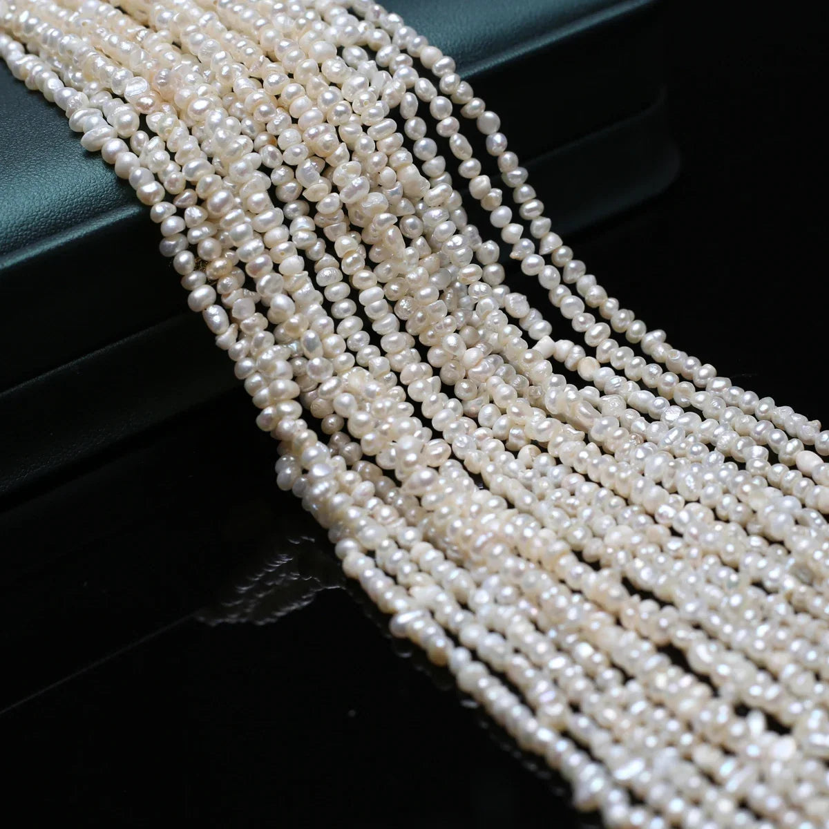 3-4mm Irregular Shape Natural Freshwater Pearl Loose Beads for Jewelry Making Supplies DIY Women Necklace Bracelet Accessories