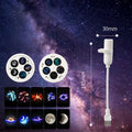 Starry Sky Light 5/10/15 Patterns Bedroom Creative LED Night Light 360 ° Rotating USB Moon Projection Light Atmosphere Lamp